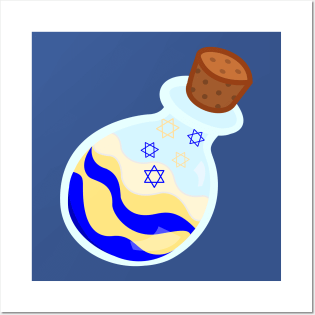 Hanukkah Wall Art by traditionation